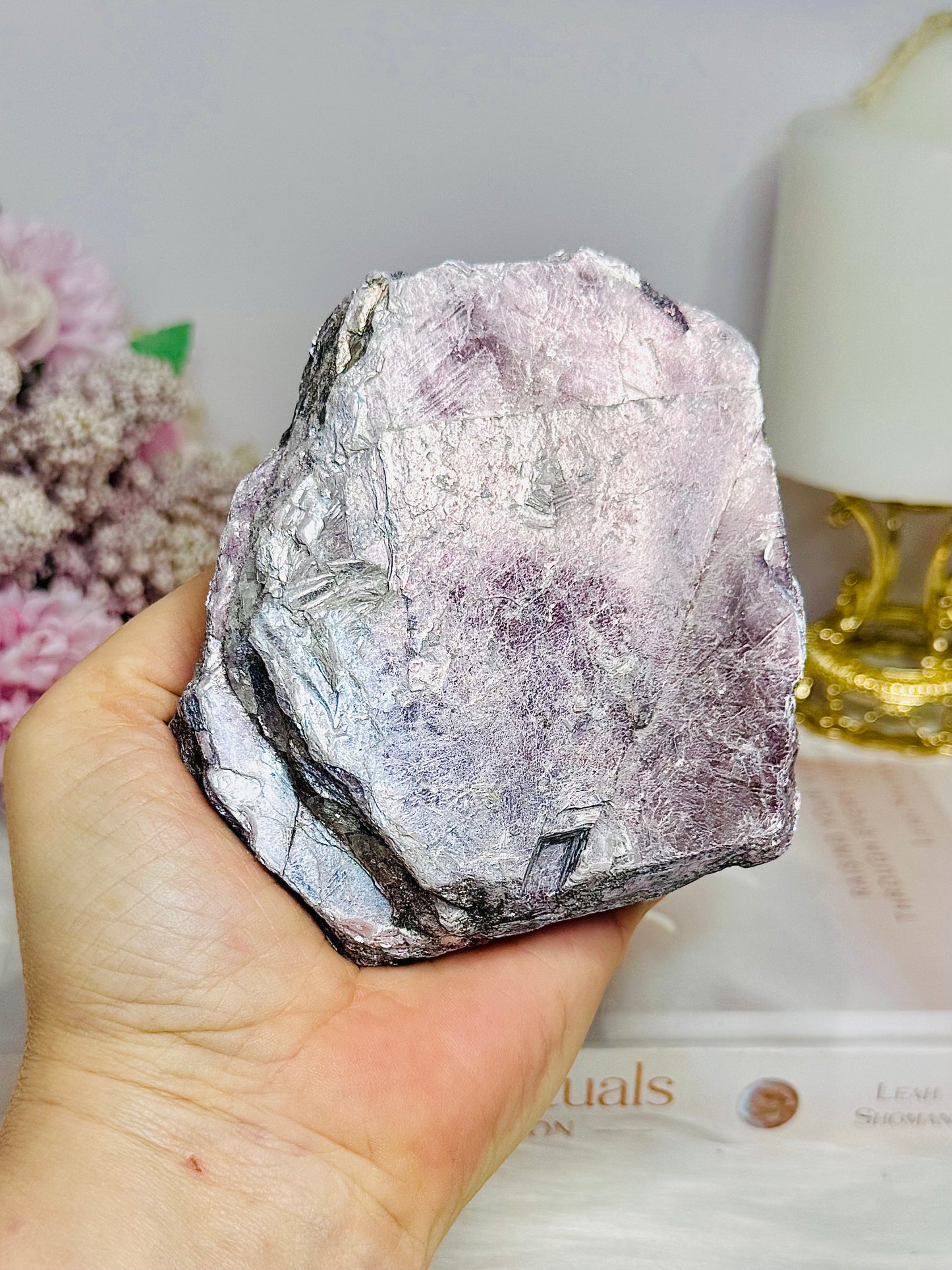 Large Purple Mica Natural Chunky Specimen 369g