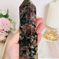 Gorgeous Large 17cm Garnet in Tourmaline Tower | Generator