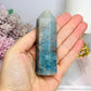 Natural Blue Trolleite Tower 9.5cm