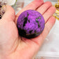 A Rare Stone ~ Stunning 173gram Flashy Purpurite Sphere On Stand