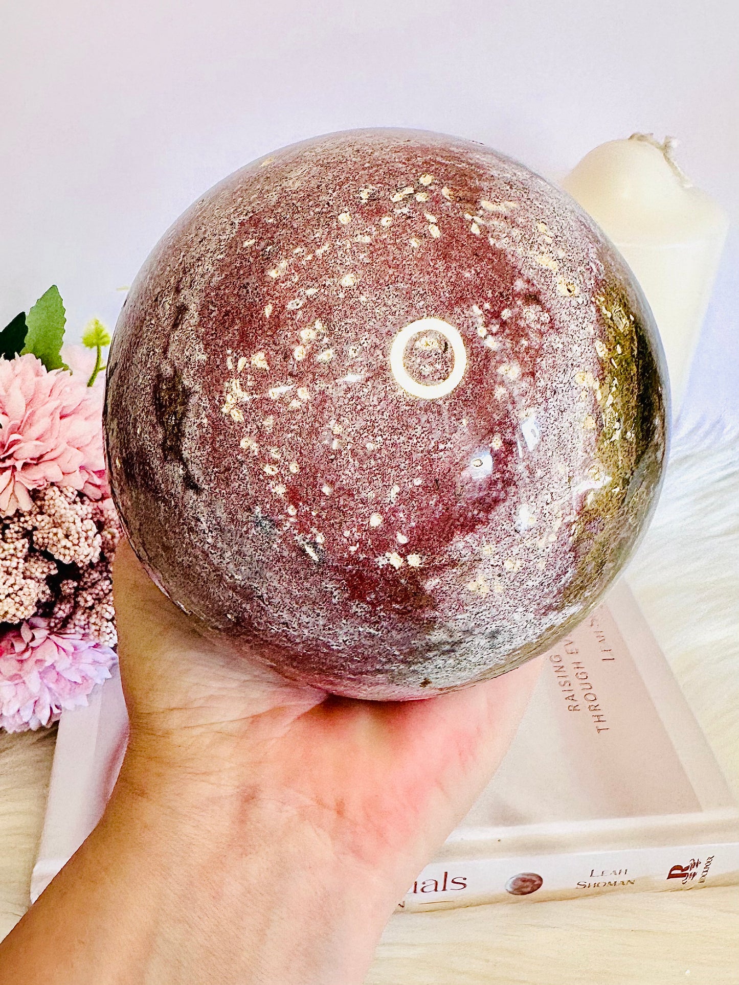 My Favourite!!! Absolutely Fabulous Large 1.67KG 11cm Stunning Ocean Jasper Sphere On Stand