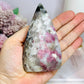 Pink Tourmaline Carved Freeform | Flame 10cm