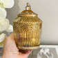 Glass Lantern Led Linear Gold/wash 15cm
