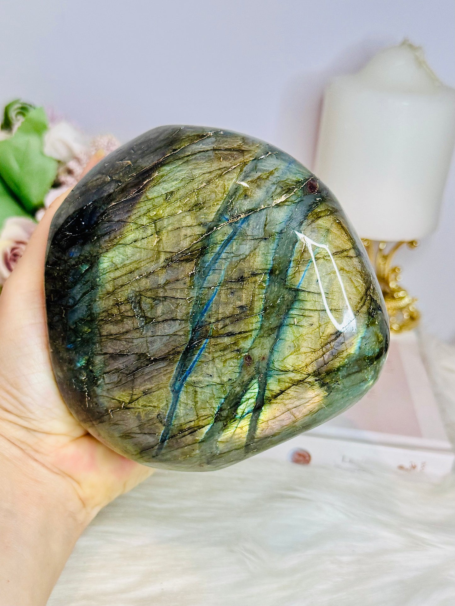Large Labradorite Freeform Full of Flash 1.26kg