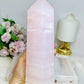 High Grade Large Pink Mangano Calcite (UV Reactive) Tower | Generator 19cm 1.2KG