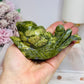 Chunky Large Green Jade Snail 11.5cm 296g
