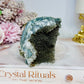 Natural Green Amethyst Cluster Freeform 7cm