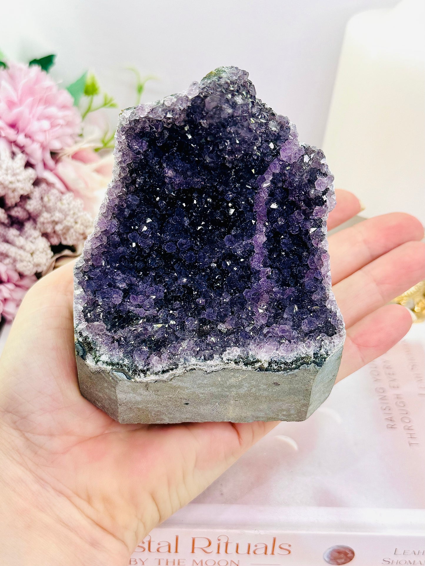 Beautiful 10cm Base Cut Amethyst from Brazil