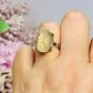 Citrine Adjustable Ring In Gift Bag