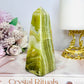 Green Onyx Tower | Obelisk 11cm