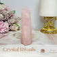 Rose Quartz Tower 9.5cm