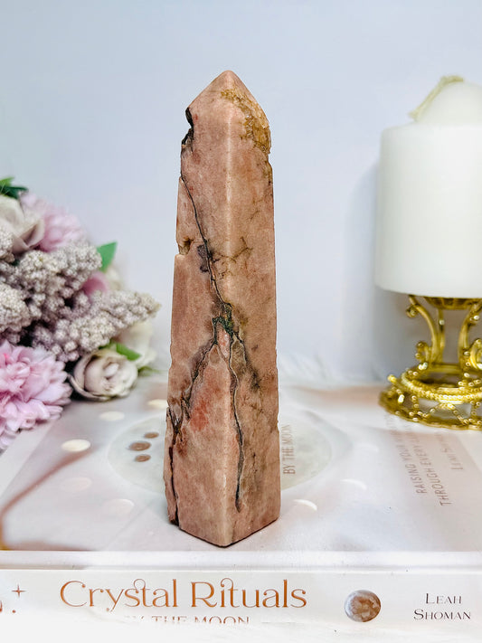 Large Pink Amethyst Tower | Obelisk 15cm