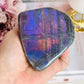 Wow!!! Gorgeous Labradorite Polished Freeform Full of Hot Pink & Purple Flash 372grams