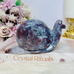 Large Ocean Jasper Carved Snail 13cm 403g