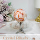 Carnelian Flower Sphere on Stand 109g