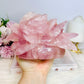 Huge Rose Quartz Carved Flower | Rose 1.4KG