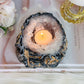 Stunning Natural Druzy Agate Candle Holder 506grams