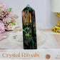 High Grade Labradorite Tower Full of Flash 9.5cm