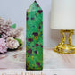 Ruby In Fuchsite Tower 12.5cm UV Reactive