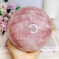 Huge Rose Quartz Sphere 3KG on Stand