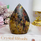 Pink Tourmaline Chunky Flame | Flame 10cm