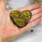 High Grade Deep Purple Amethyst Carved Heart 6cm