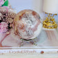 Classy & Fabulous High Grade Pink Amethyst Druzy Sphere On Stand From Brazil 702grams