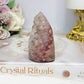 Pink Amethyst Druzy Freeform 7cm