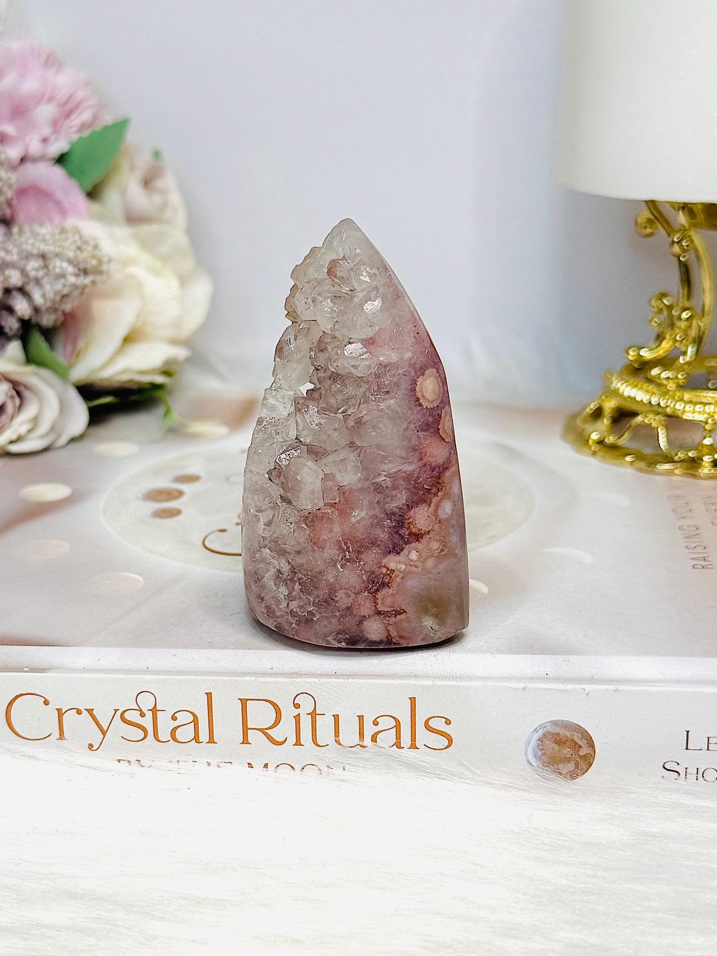 Pink Amethyst Druzy Freeform 7cm
