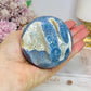 Rare Blue Coral Fossil Sphere on Stand 310g