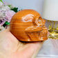 Large Jasper Carved Skull 404g