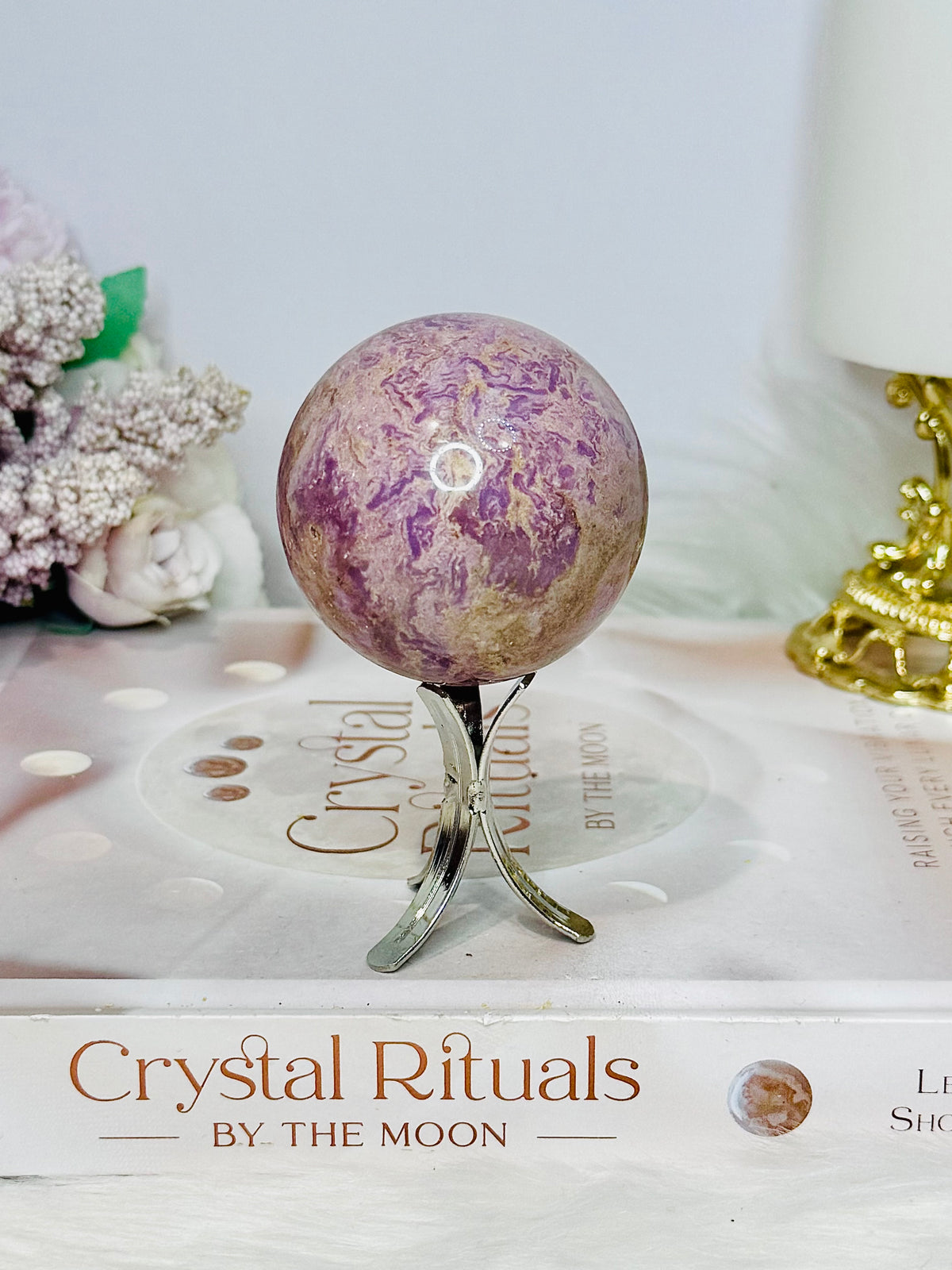 Phosphosiderite Sphere On Stand 187g