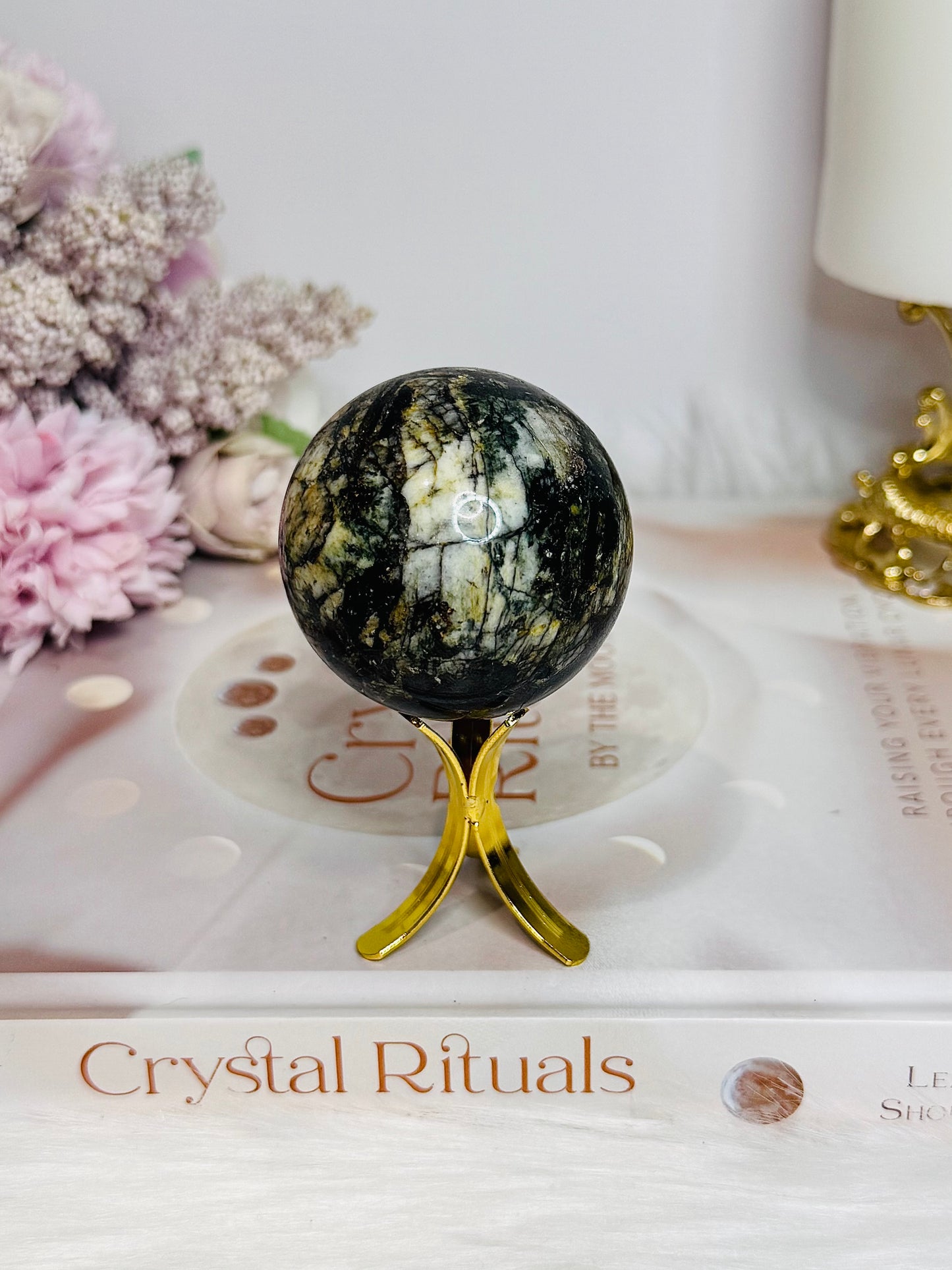 Rare Natural Purpurite Sphere On Stand 168g