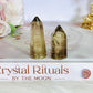 Set of 2 Small Citrine Towers