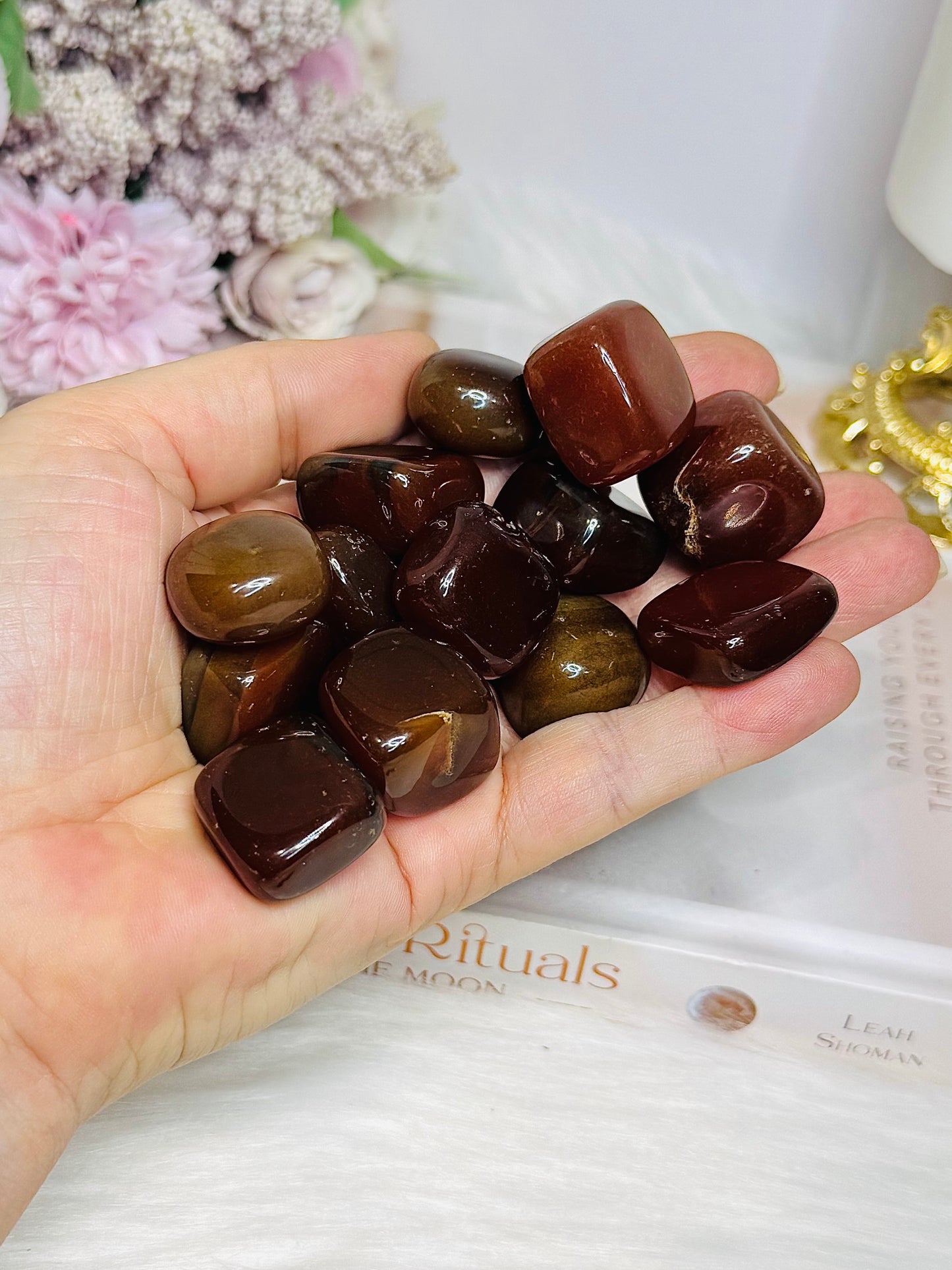 Courage & Motivation ~ Carnelian Tumble Stones $8 each x
