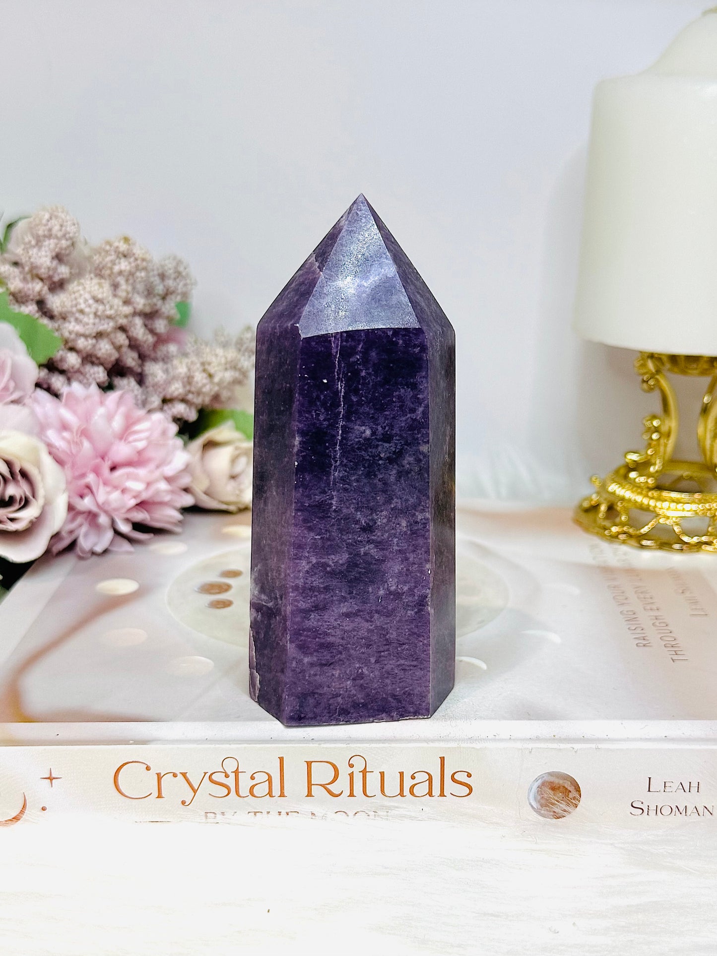 Chunky Lepidolite Tower 11.5cm 336g