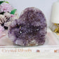 Large Druzy Amethyst Cluster Heart 10cm 681g