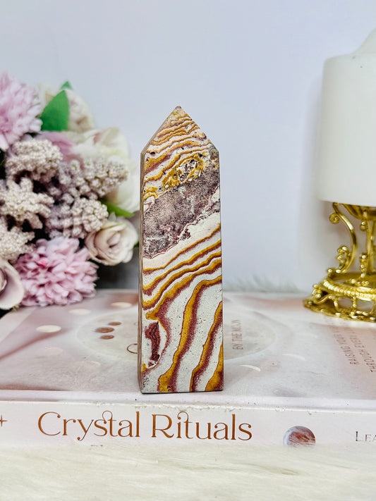 Red Striped Jasper Tower 11cm