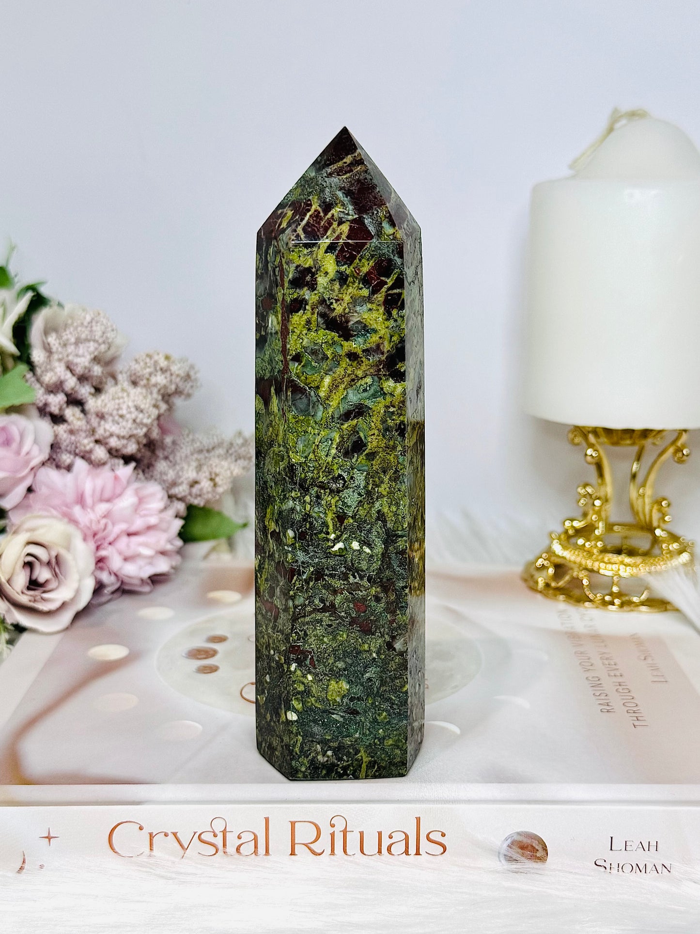 Large Dragons Blood Jasper Tower 15cm 465g