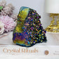 Aura Titanium Quartz Cluster 328g 9cm