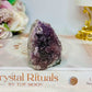 Amethyst Base Cut Cluster 155g
