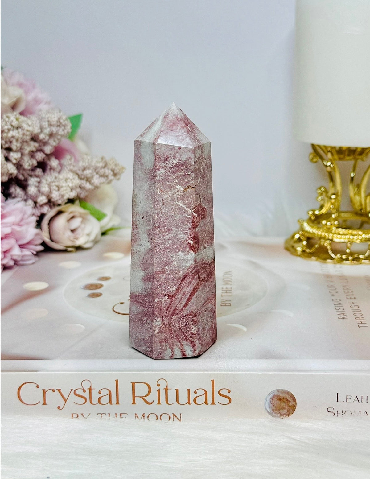 Pink Jasper Tower 9cm