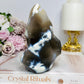 Large Orca Agate Druzy Flame 14cm 572g