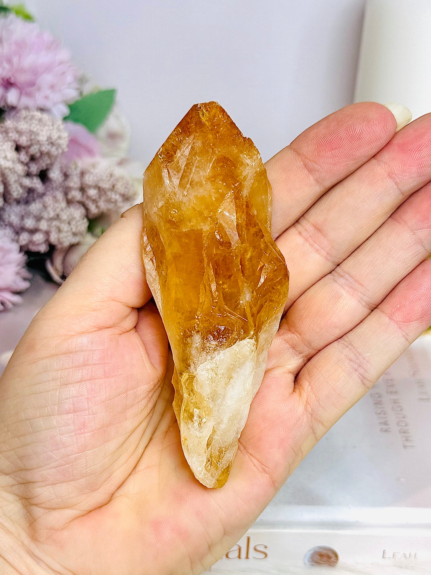 Citrine Freeform 10cm (heat treated)