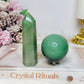 Green Aventurine Tower 9cm & Sphere 160g