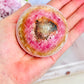 Classy & Fabulous Large Natural Pink Aragonite Sphere 410grams On Stand