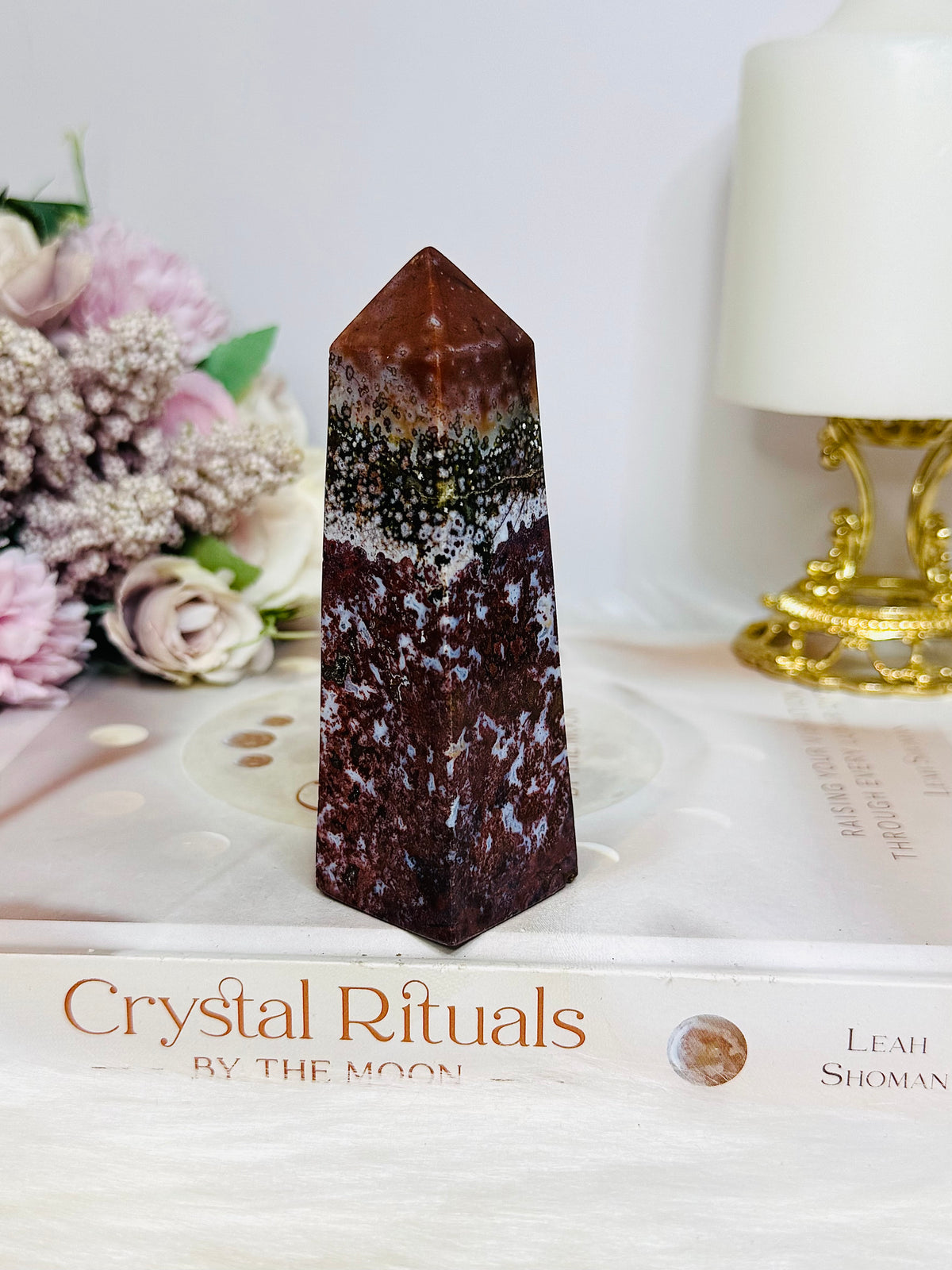 Ocean Jasper Tower | Obelisk 10cm
