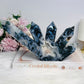 Moss Agate Druzy 5 Point Tower 22cm 638g