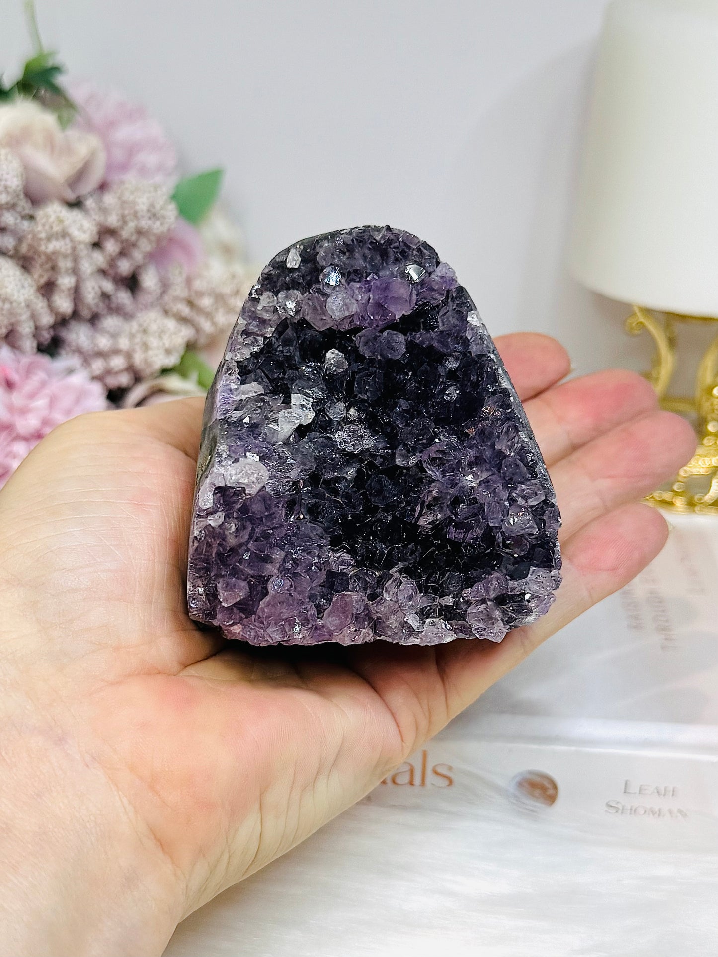 Amethyst Base Cut Cluster 7cm 282g