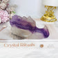 Fluorite Carved Dragon 10.5cm 405g